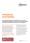Peripheral neuropathy Infosheet