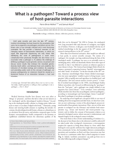 What is a pathogen? Toward a process view of host
