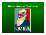Mechanisms of Speciation