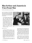 MacArthur and America`s Two-Front War