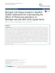 Beringian sub-refugia revealed in blackfish (Dallia