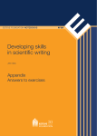 Developing skills in scientific writing