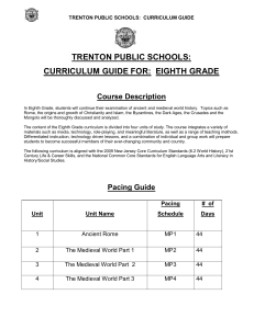 Table of Contents - Trenton Public Schools