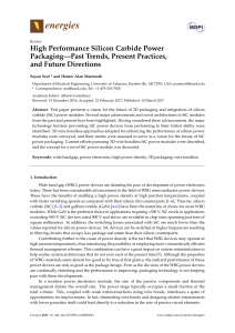 High Performance Silicon Carbide Power Packaging—Past Trends