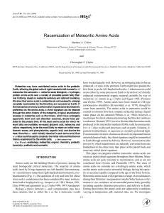 Racemization of Meteoritic Amino Acids
