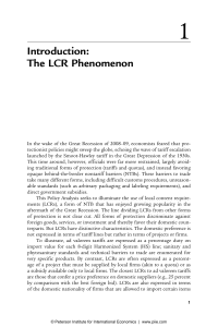 Introduction: The LCR Phenomenon