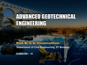 Prof. BVS Viswanadham, Department of Civil Engineering, IIT