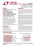 LTM2885 - 6500VRMS Isolated RS485/RS422