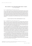 Time asymmetry in the palaeobiogeographic history of species