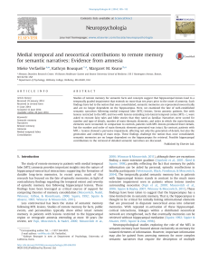 Medial temporal and neocortical contributions to