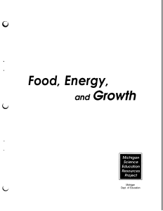Food, Energy, - Project 2061