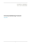 Community Ophthalmology Framework
