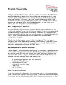 Thyroid Abnormality