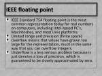 IEEE floating point