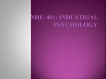 EHU-301: Industrial Psychology