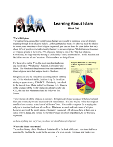 Learning About Islam - First Lutheran Church | Janesville WI