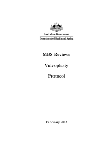 MBS Reviews Vulvoplasty Protocol