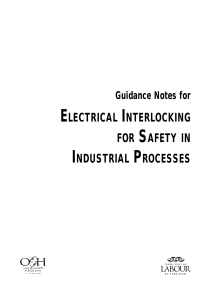 Guidance Notes for Electrical Interlocking for Safety
