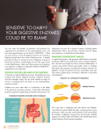 sensitive to dairy? your digestive enzymes could be to