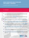 NoN-CommuNiCable Diseases oN global ageNDas