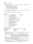 BIO208 Bacterial Genetics Worksheet 1 1. Using standard bacterial