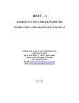 DEFT – 1 - Emergency Beacon Corp