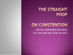 THE STRAIGHT POOP ON CONSTIPATION