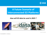 A Future Scenario of interconnected EO Platforms