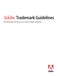 Adobe Trademark Guidelines