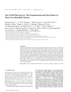 The SAMI Pilot Survey: The Fundamental and Mass Planes in Three