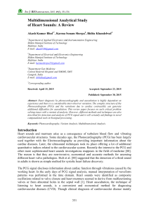 Multidimensional Analytical Study of Heart Sounds: A Review