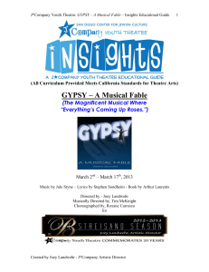 GYPSY – A Musical Fable