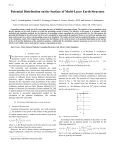 Potential Distribution on the Surface of Multi