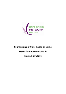 Criminal Sanctions - Rape Crisis Network Ireland