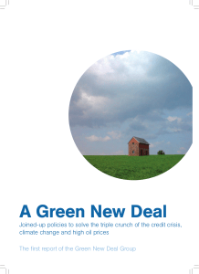 A Green New Deal - Green Economics