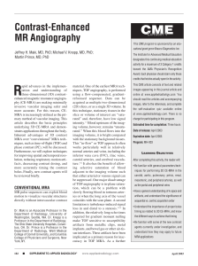Contrast-enhanced MR angiography