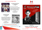 Programme - Maskers Theatre Company