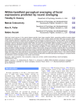 Within-hemifield perceptual averaging of facial expressions