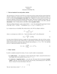 Astronomy 401 Lecture 4 Kinematics of the Milky Way 1 The local