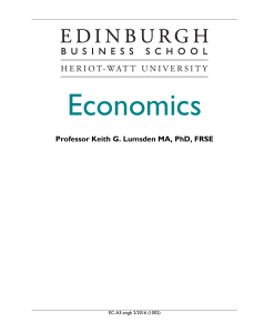 Economics - Edinburgh Business School