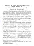 Lateralization of Cerebral Blood Flow Velocity Changes