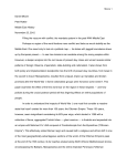 Middle East history research paper