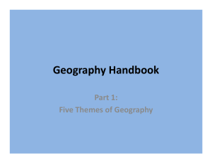 Geography Handbook