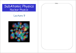 Nuclear and Particle Physics SubAtomic Physics