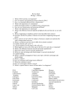 Review sheet- mitosis 13