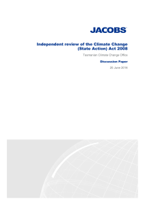 Independent review of the Climate Change (State Action) Act 2008