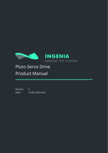 Pluto Servo Drive - Product Manual