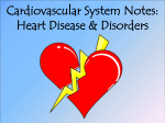 F - Notes - Disorders of the Heart