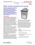 DMSSCT Shelf-Mount Solid-State Code Transmitter
