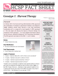 Genotype 1: Harvoni Therapy